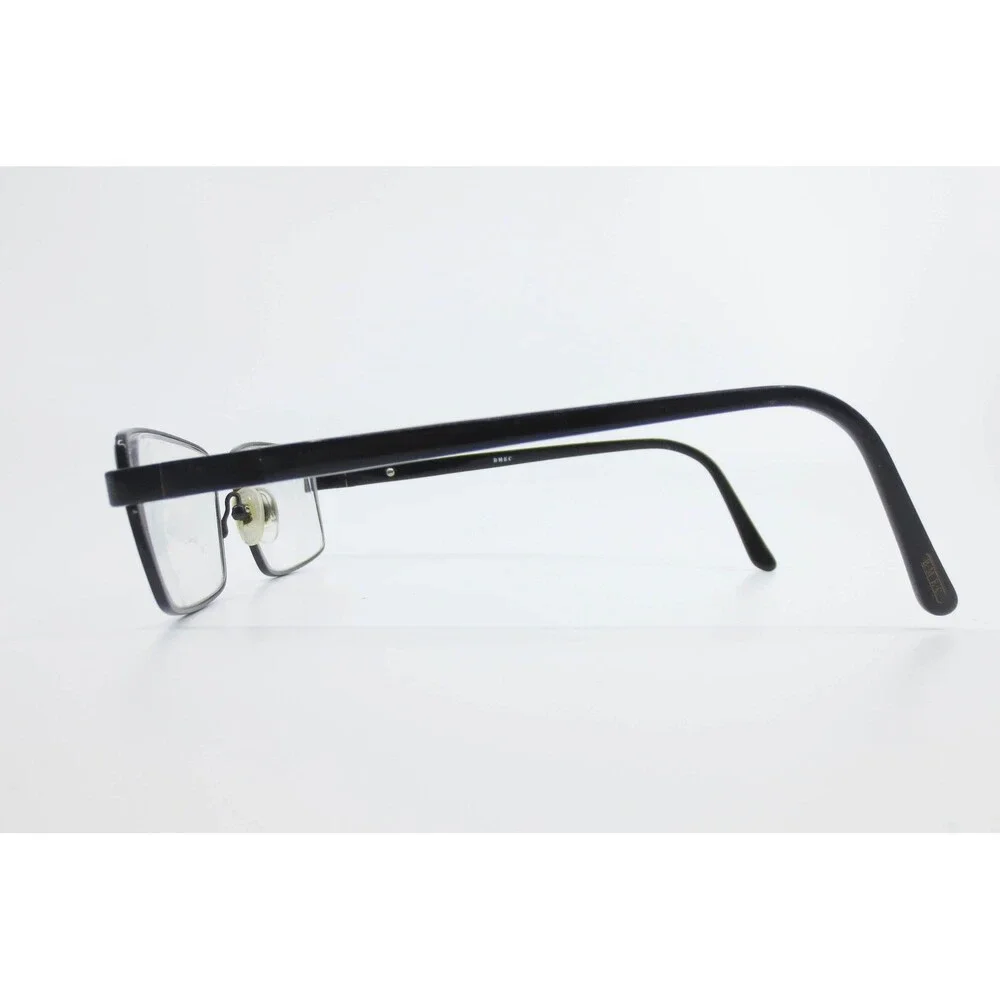 Modern Big Brother Black Rectangular Eyeglass Frames 55-18-145 BMEC Mens Eyewear